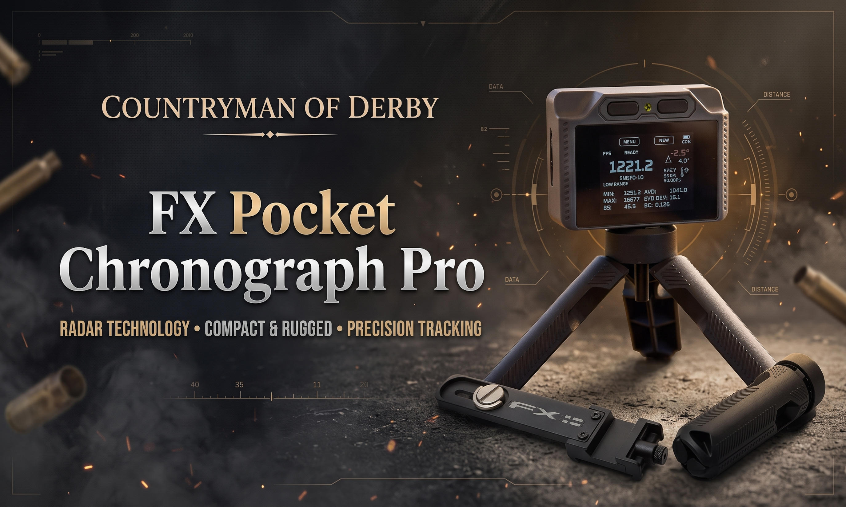 Buy Your New High Velocity Compatible FX Pocket Chronograph Pro FX Pocket Chronograph Pro radar chronograph now available