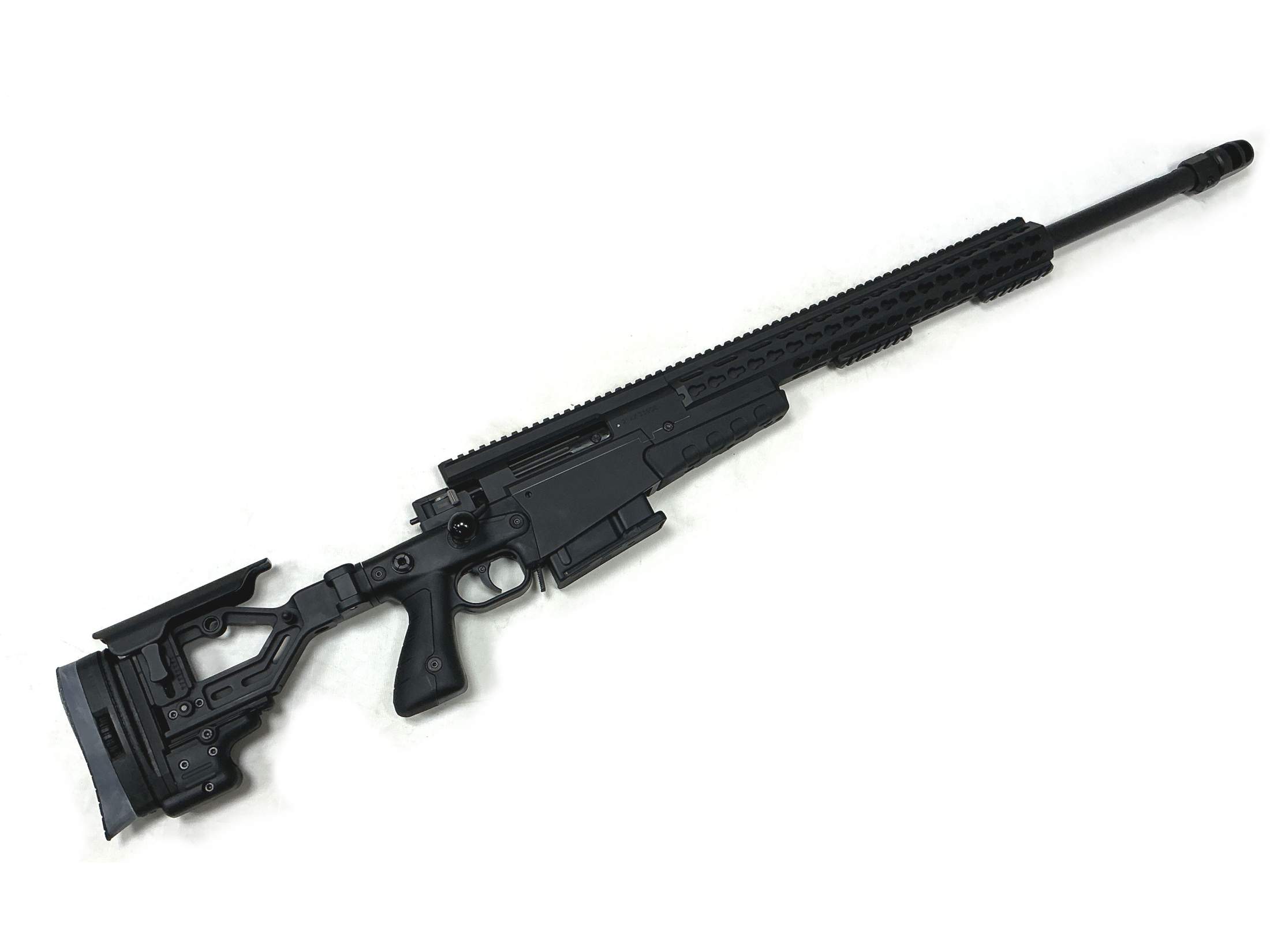 used accuracy international axmc folding stock black .300 win mag