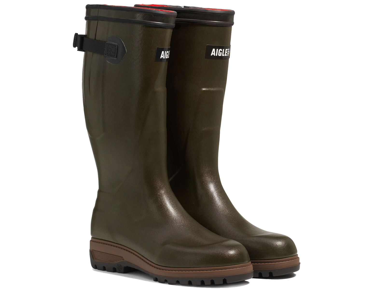 aigle parcours 3 neo mesh vert olive wellies