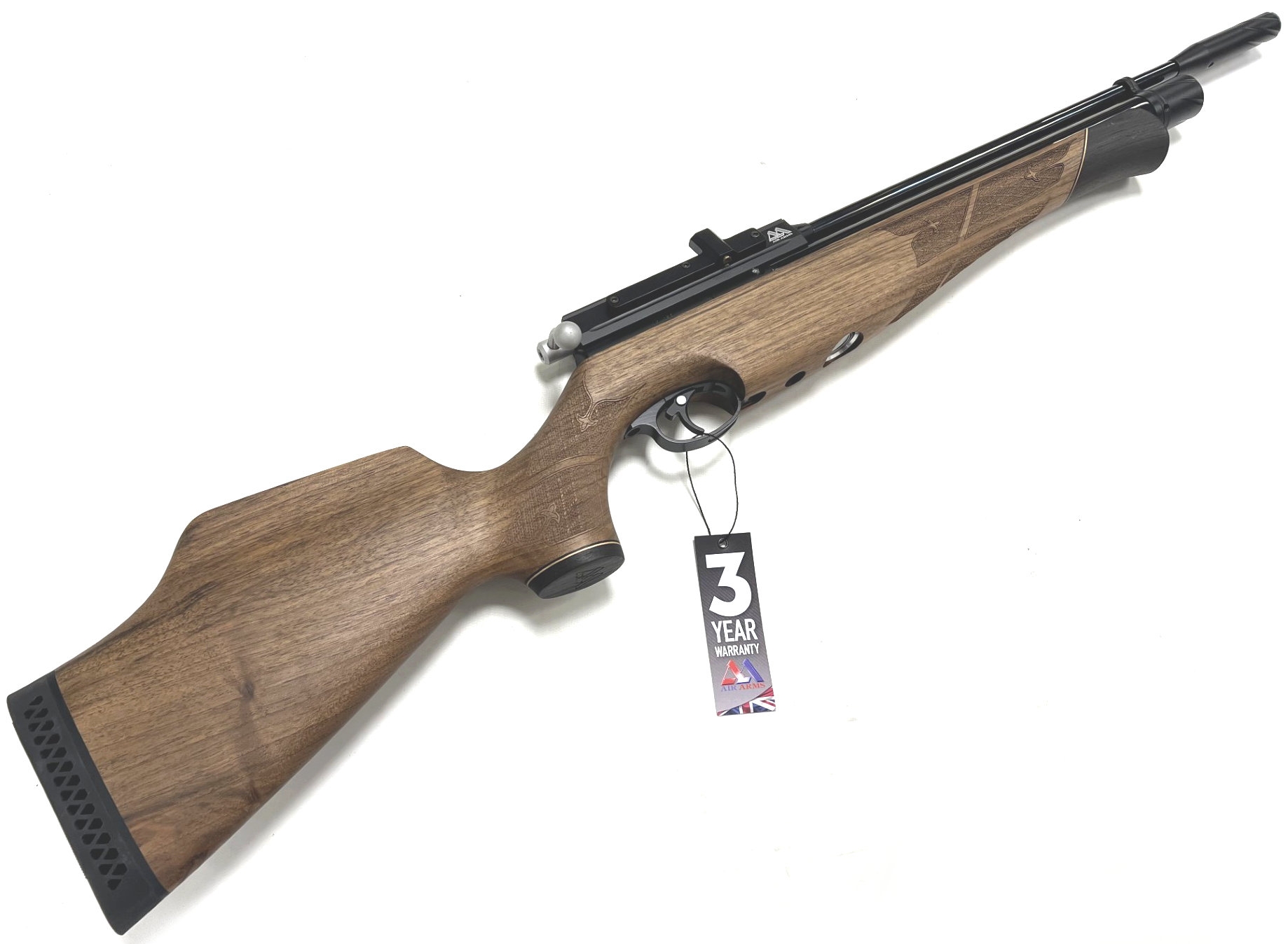 Air Arms S410F Carbine Walnut .177 Pre-Charged Air Rifle - 231109/007 Image 1