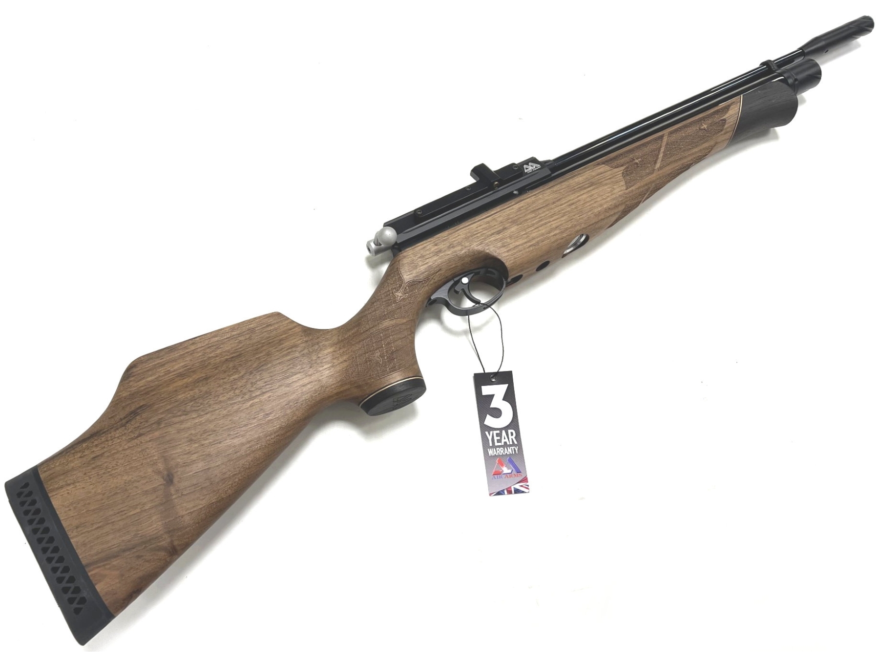 Air Arms S410F Carbine Walnut .177 Pre-Charged Air Rifle - 231109/007 Image 1