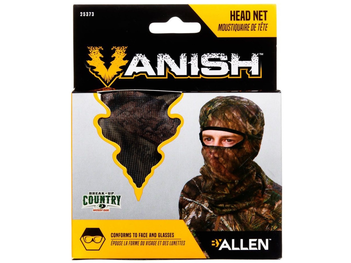 allen mossy oak mesh head net shooting