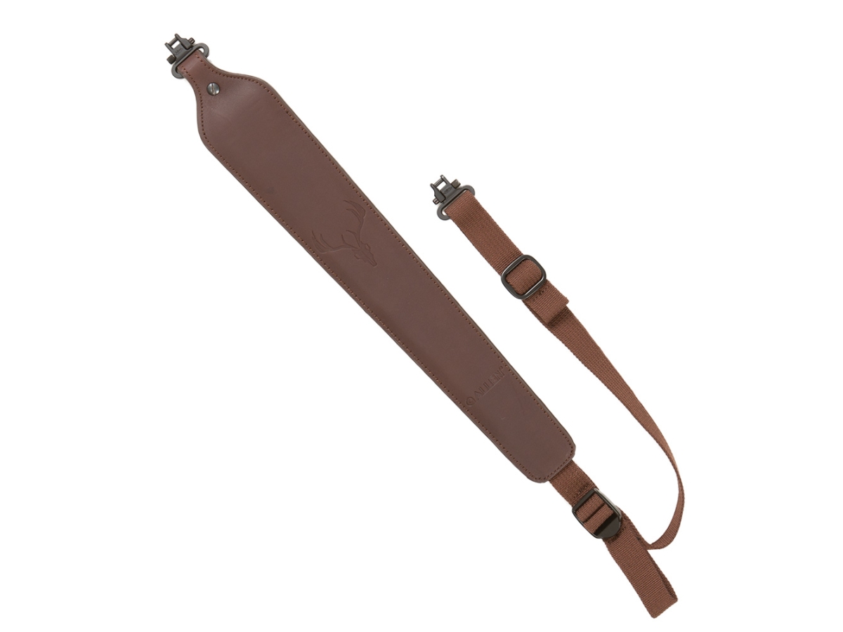 Allen Leather Deer Head Embossed Rifle Sling