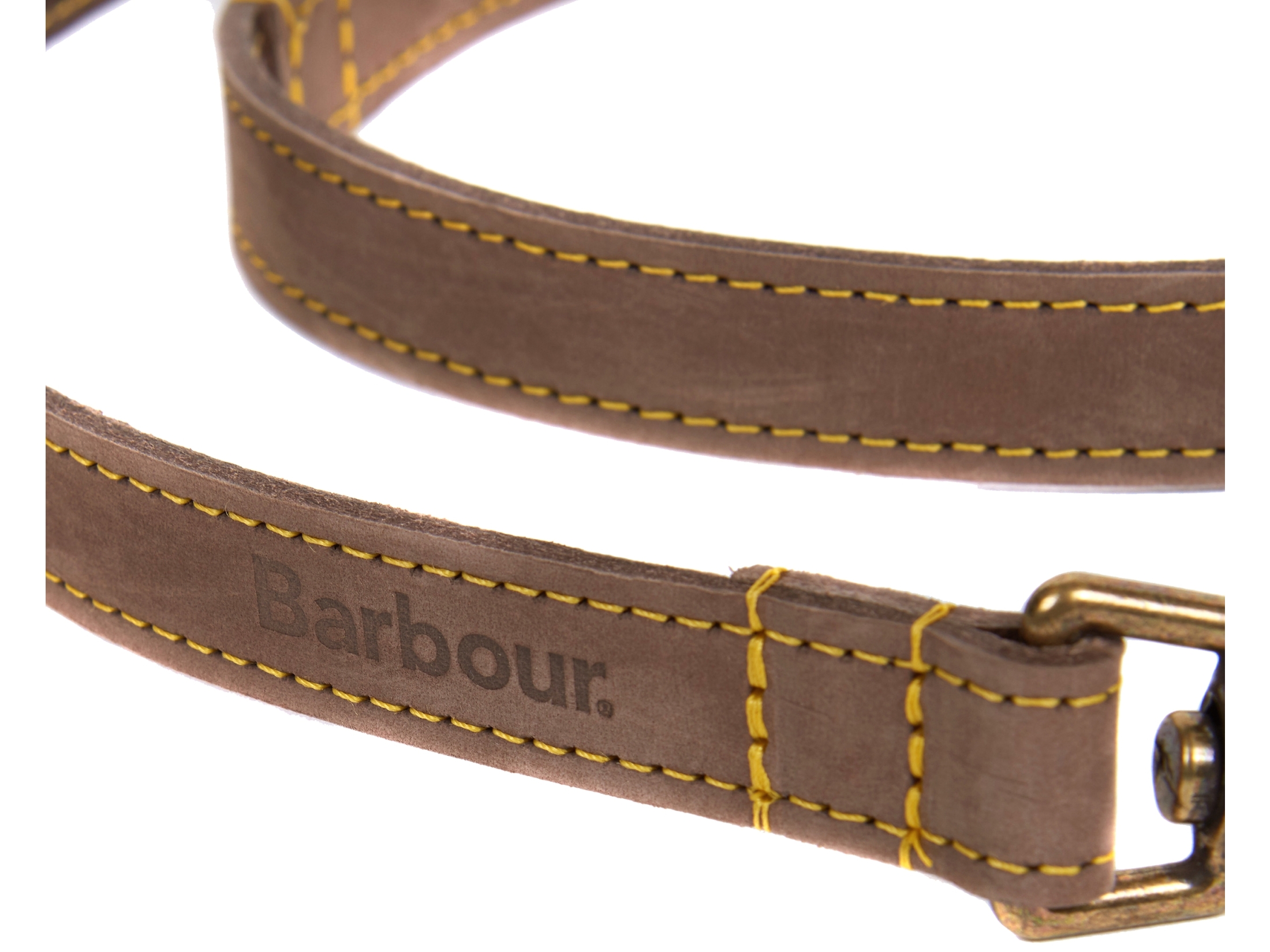 barbour leather dog lead