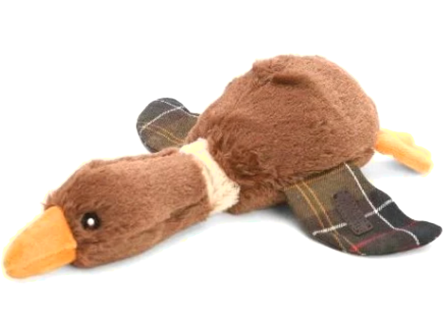Barbour Flying Duck Brown Dog Toy Main Image flying duck dog toy