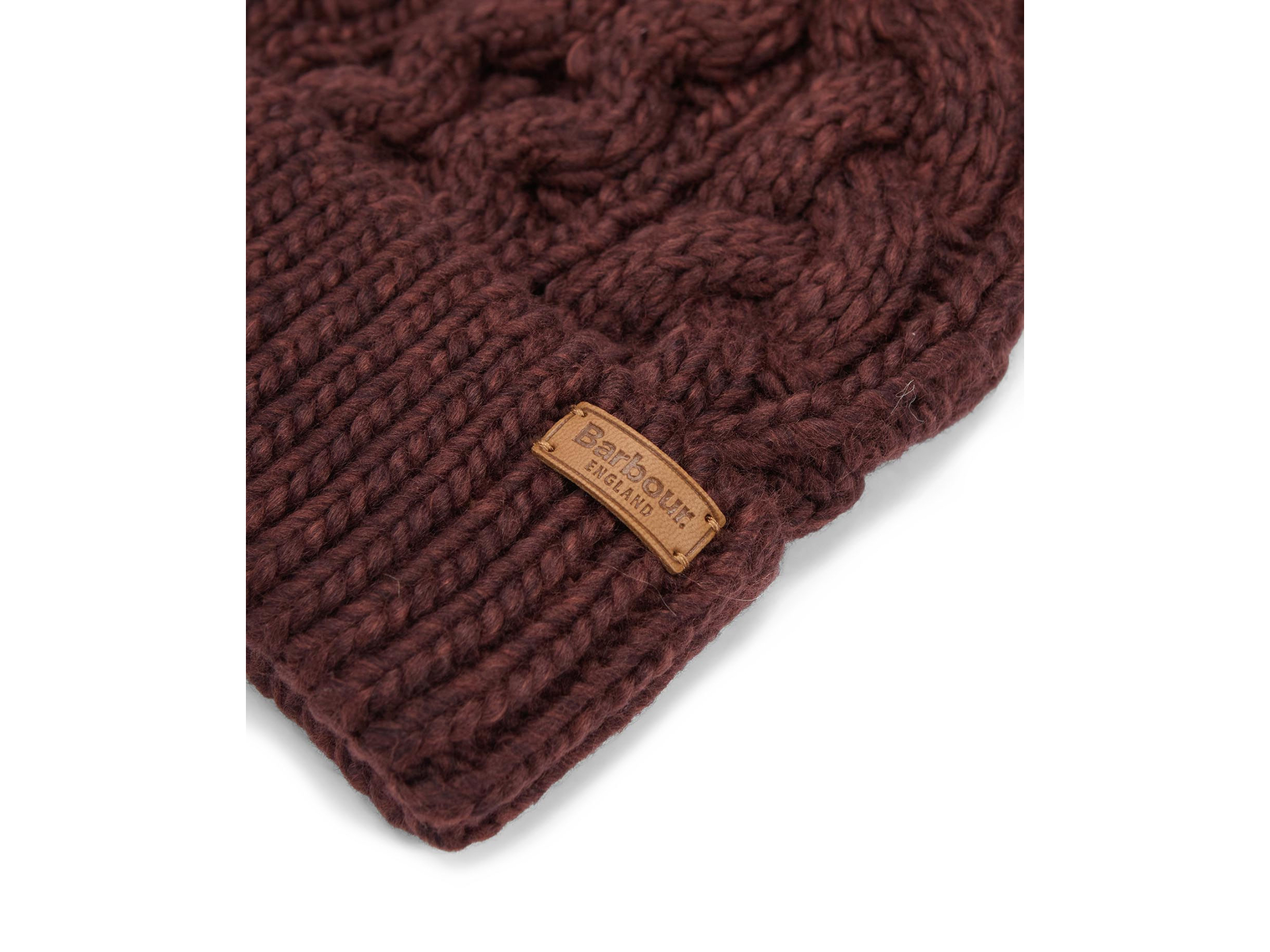 beanie fig knitted peanshaw hat barbour