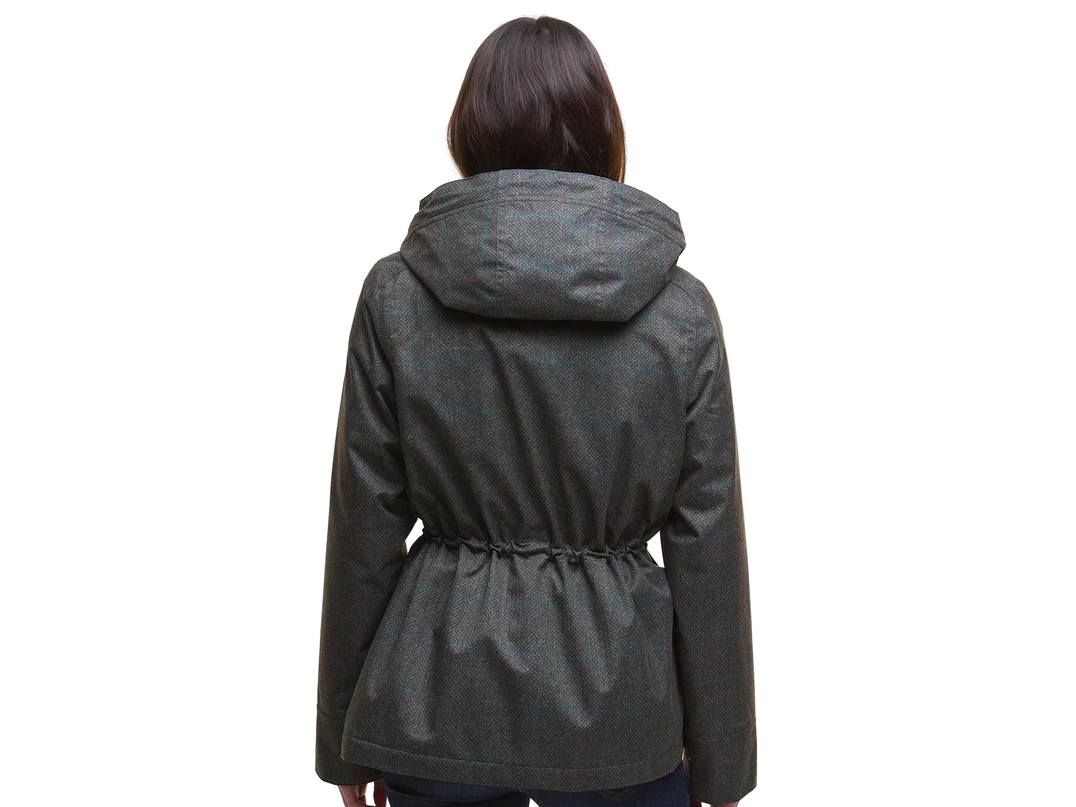 tweed dixon waterproof jacket mid length