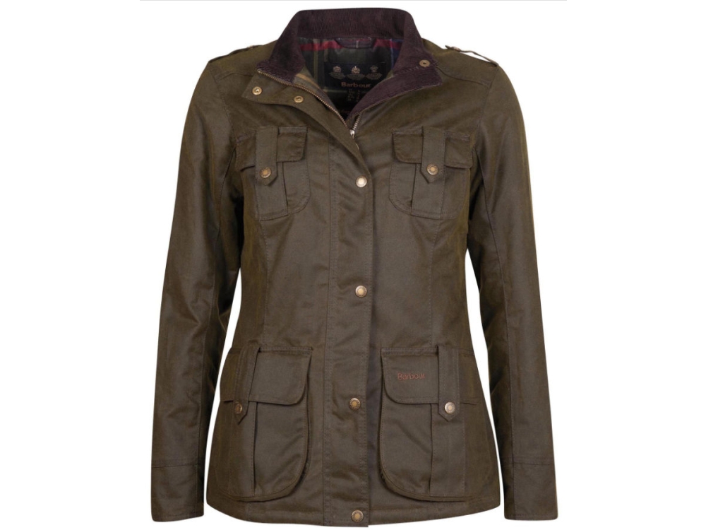 barbour winter defence wax cotton jacket