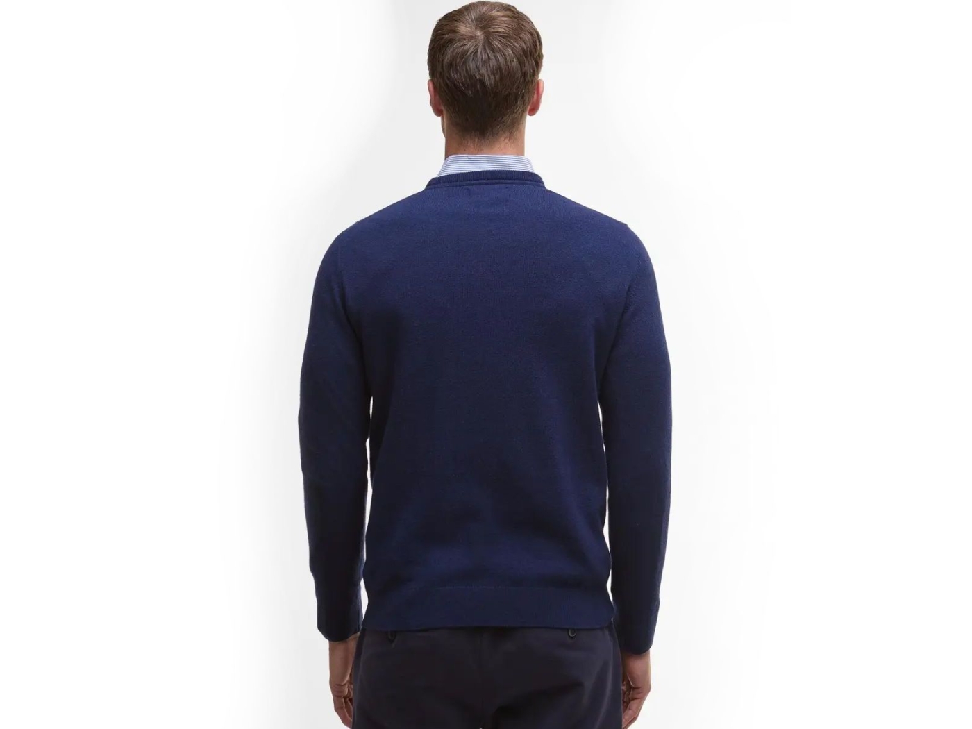 barbour crew neck lambswool jumper