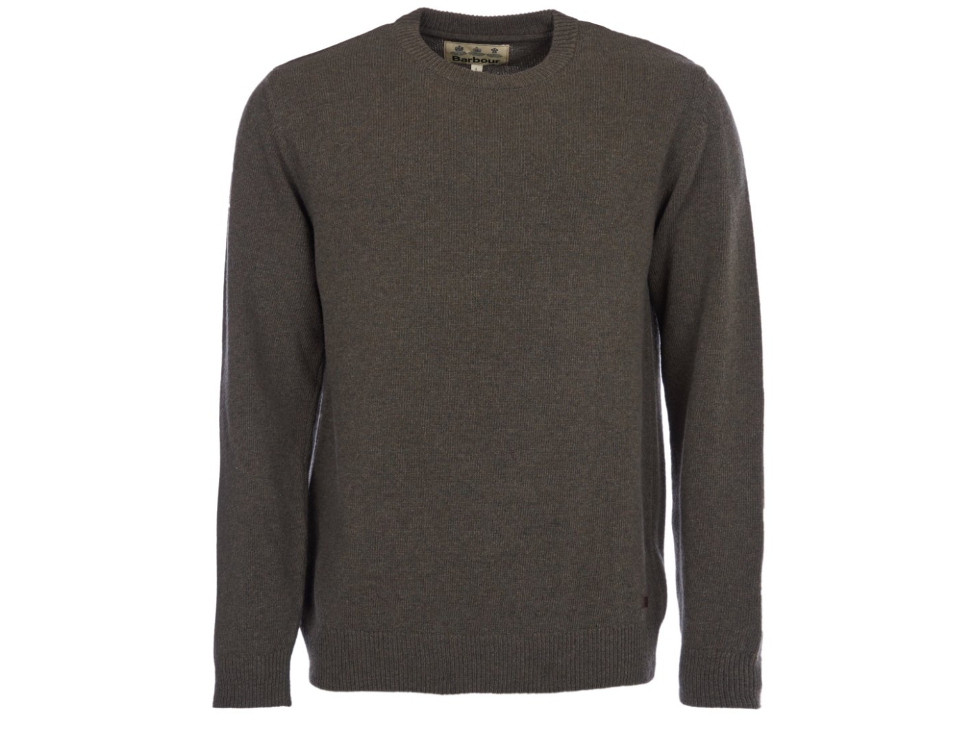 Barbour Nelson Essential Crew Neck Jumper Green