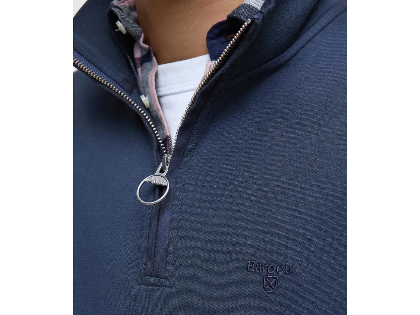 navy barbour lambeth sweatshirt