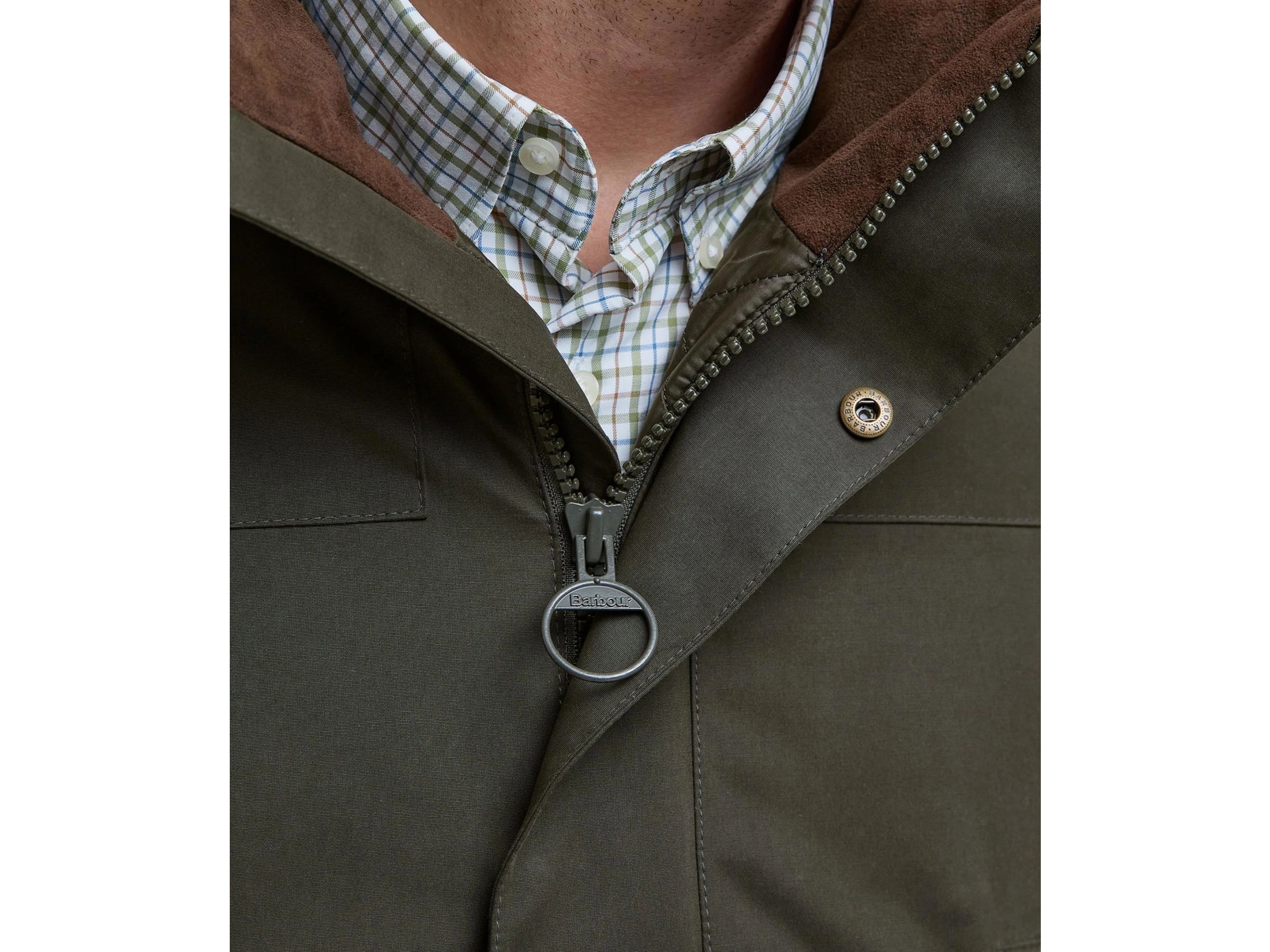 olive barbour brockstone coat