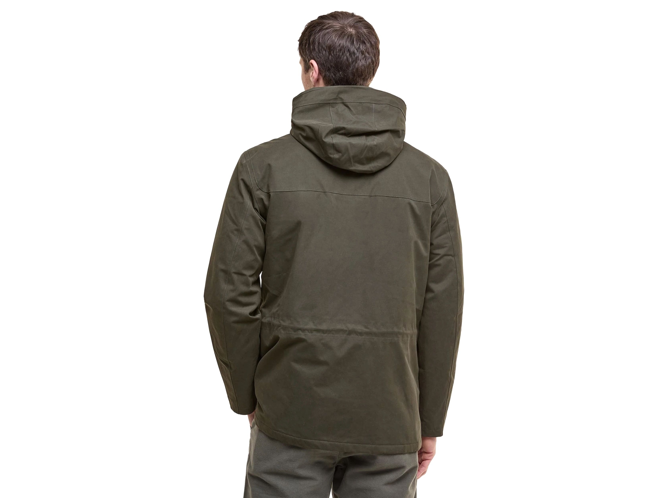 brockstone barbour coat olive