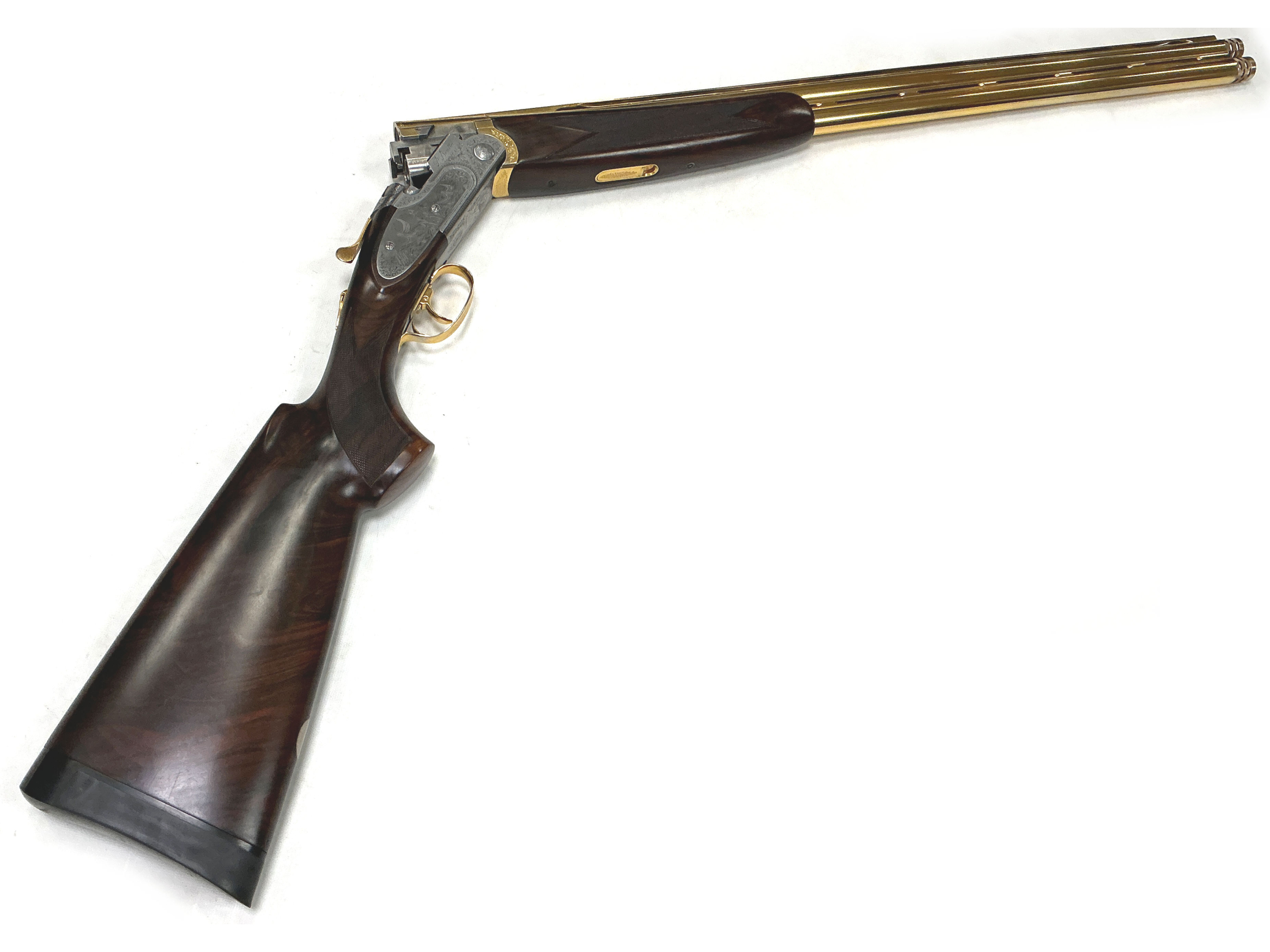 Used Beretta 687 EELL Gold Custom 12B 29.5" Shotgun Main Image used beretta 687 eell custom gold sideplate over and under 12b 30"