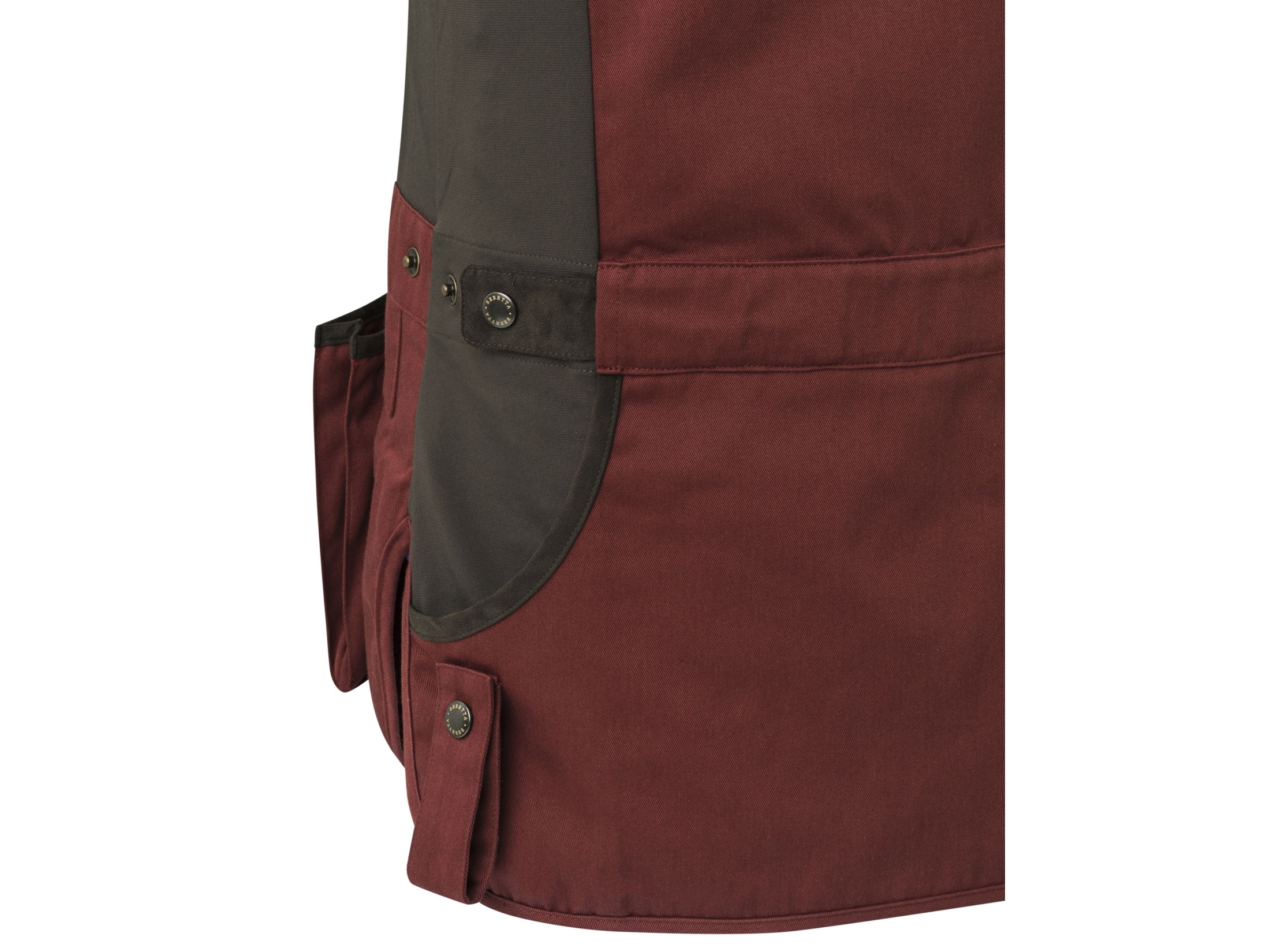 beretta teal sporting evo clay vest madder brown