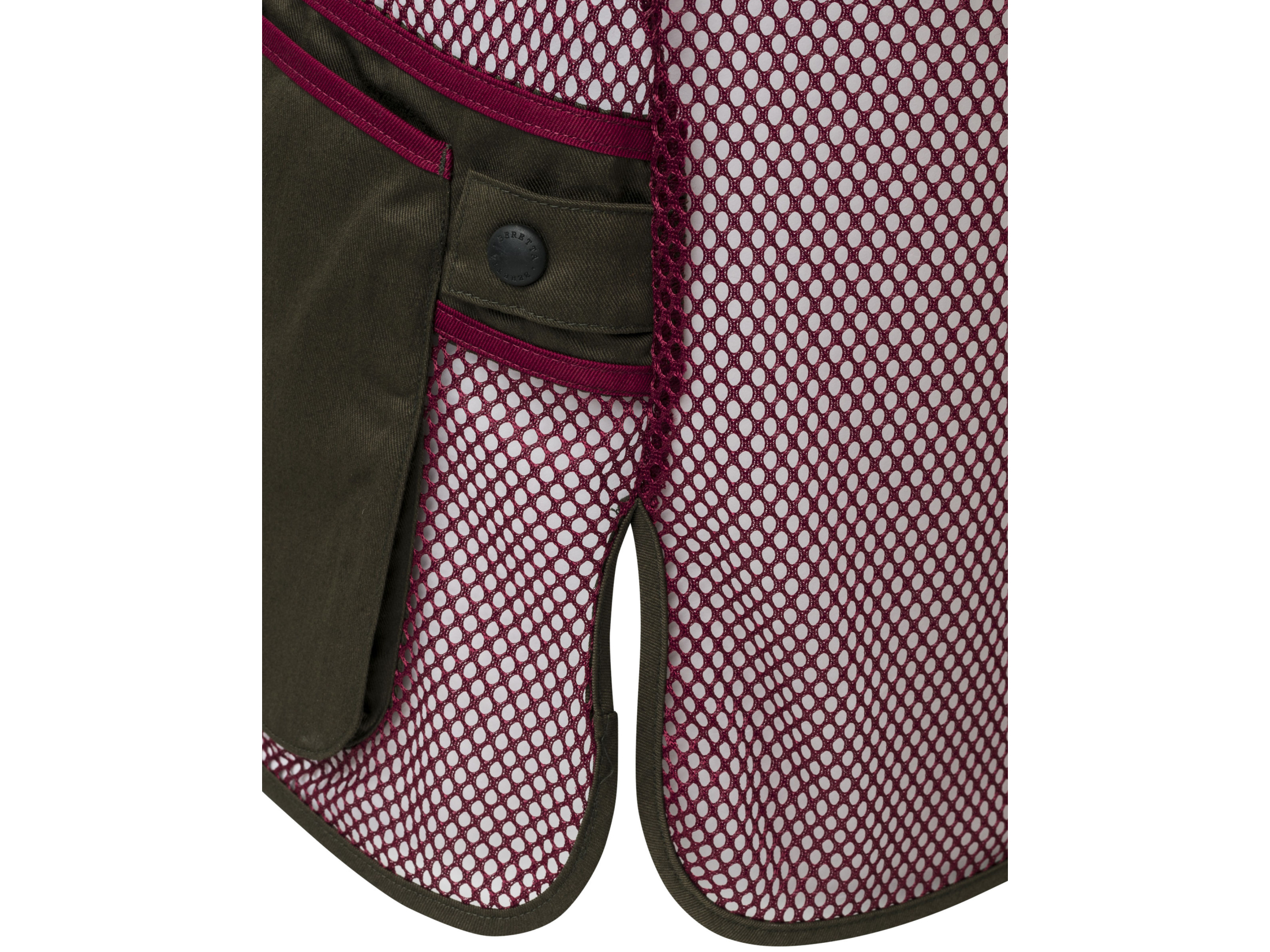 full mesh shooting vest cordovan spirit bark beretta