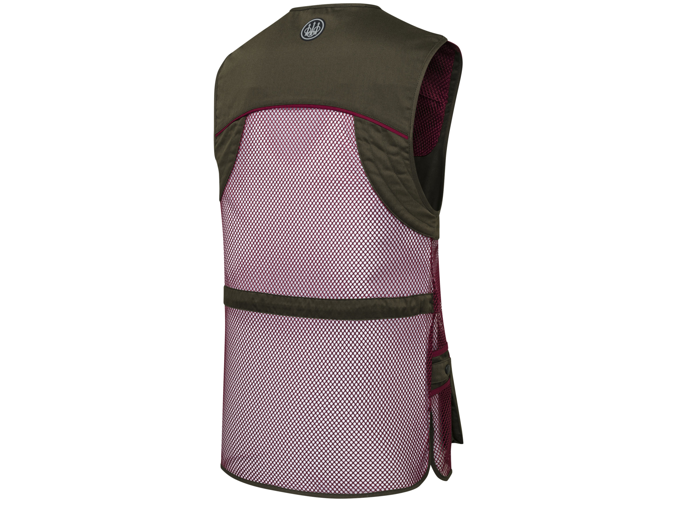 beretta full mesh shooting vest bark cordovan spirit