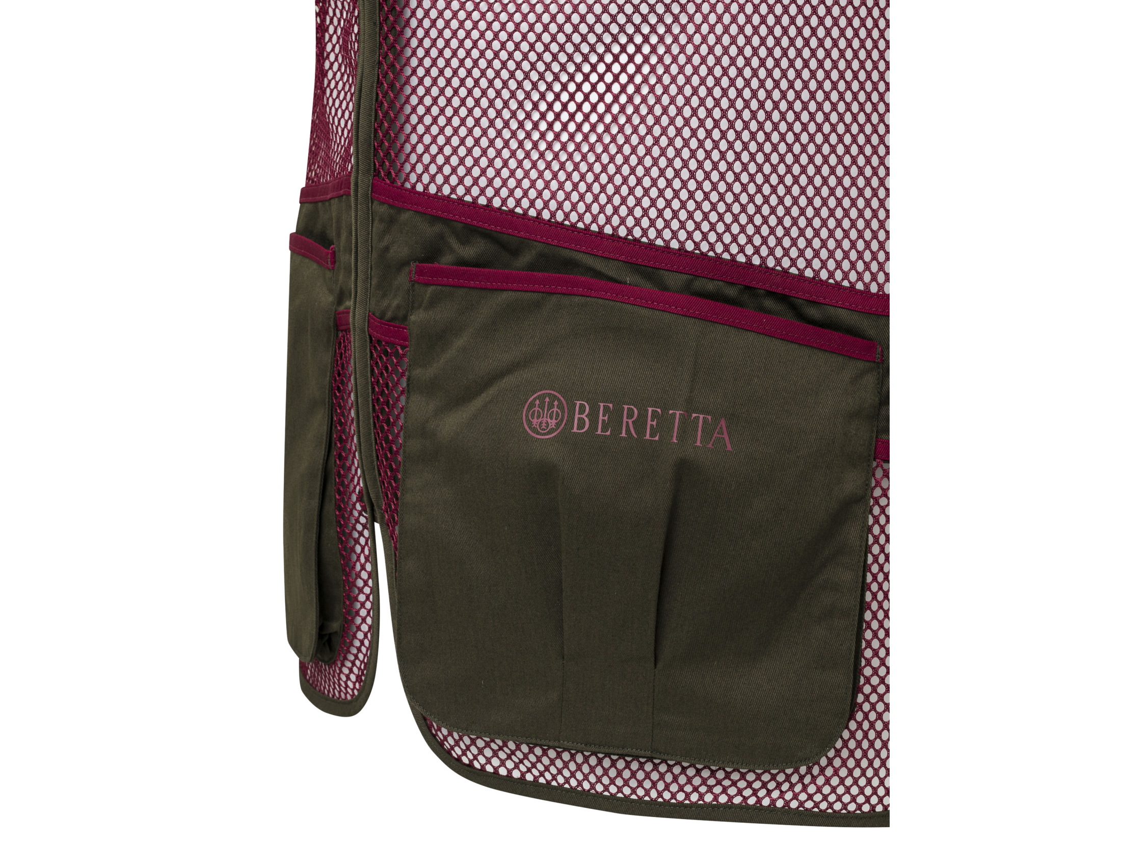 full mesh shooting vest cordovan spirit beretta