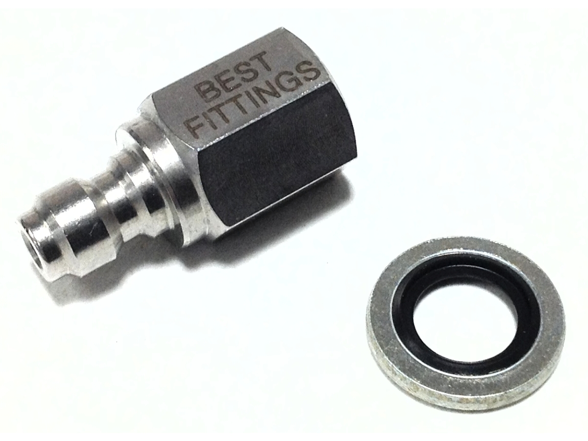 Best Fittings Quick Change Coupler Plug