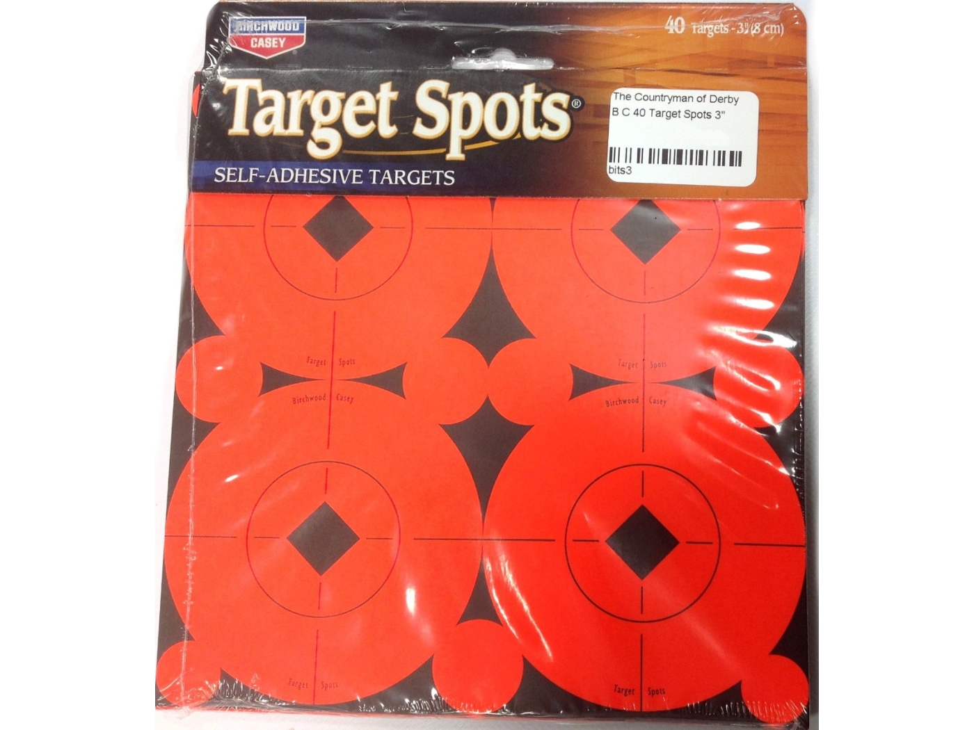 Birchwood Casey 3" Orange Self Adhesive Targets