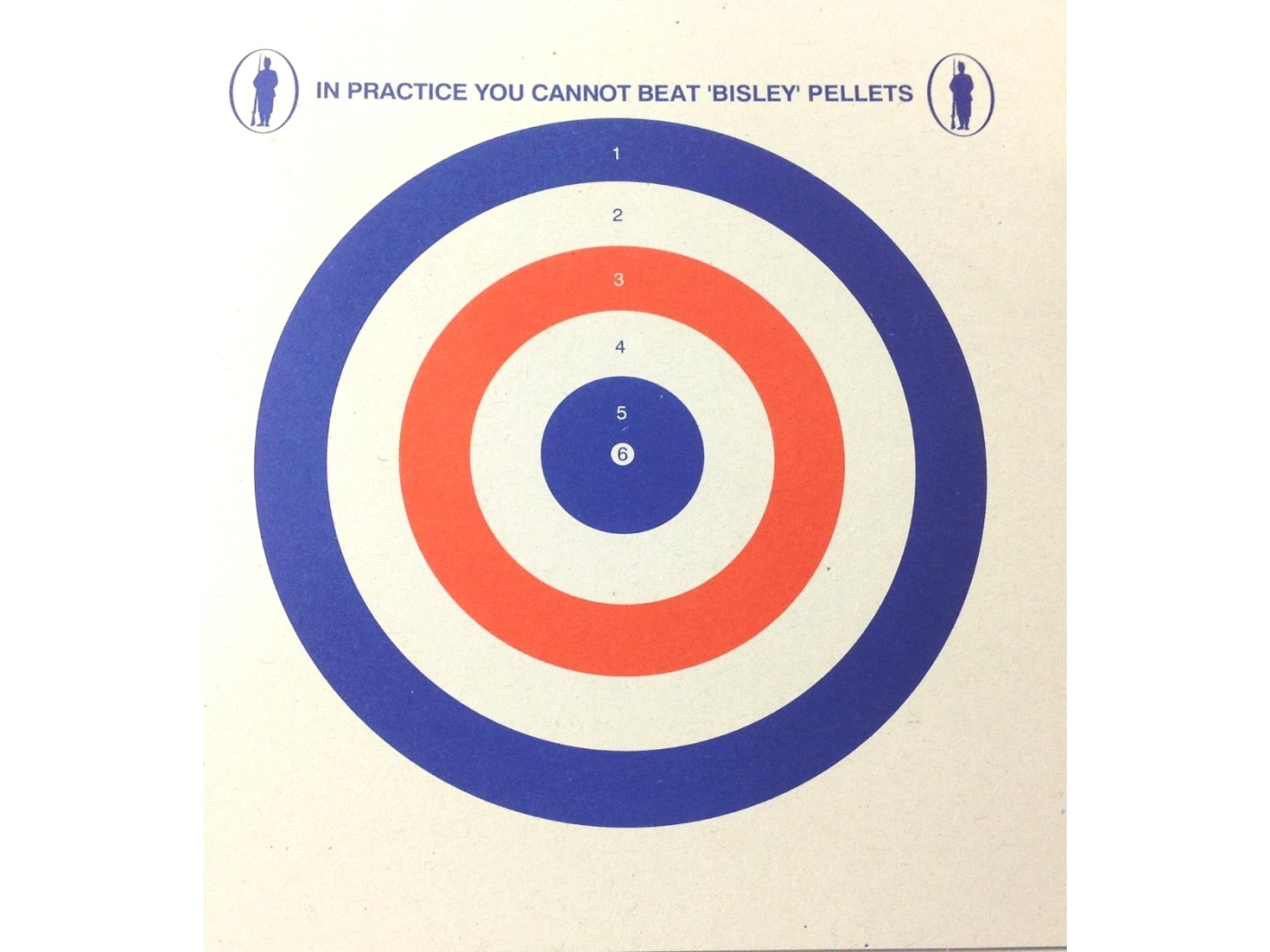 Bisley 17cm Coloured Airgun Targets