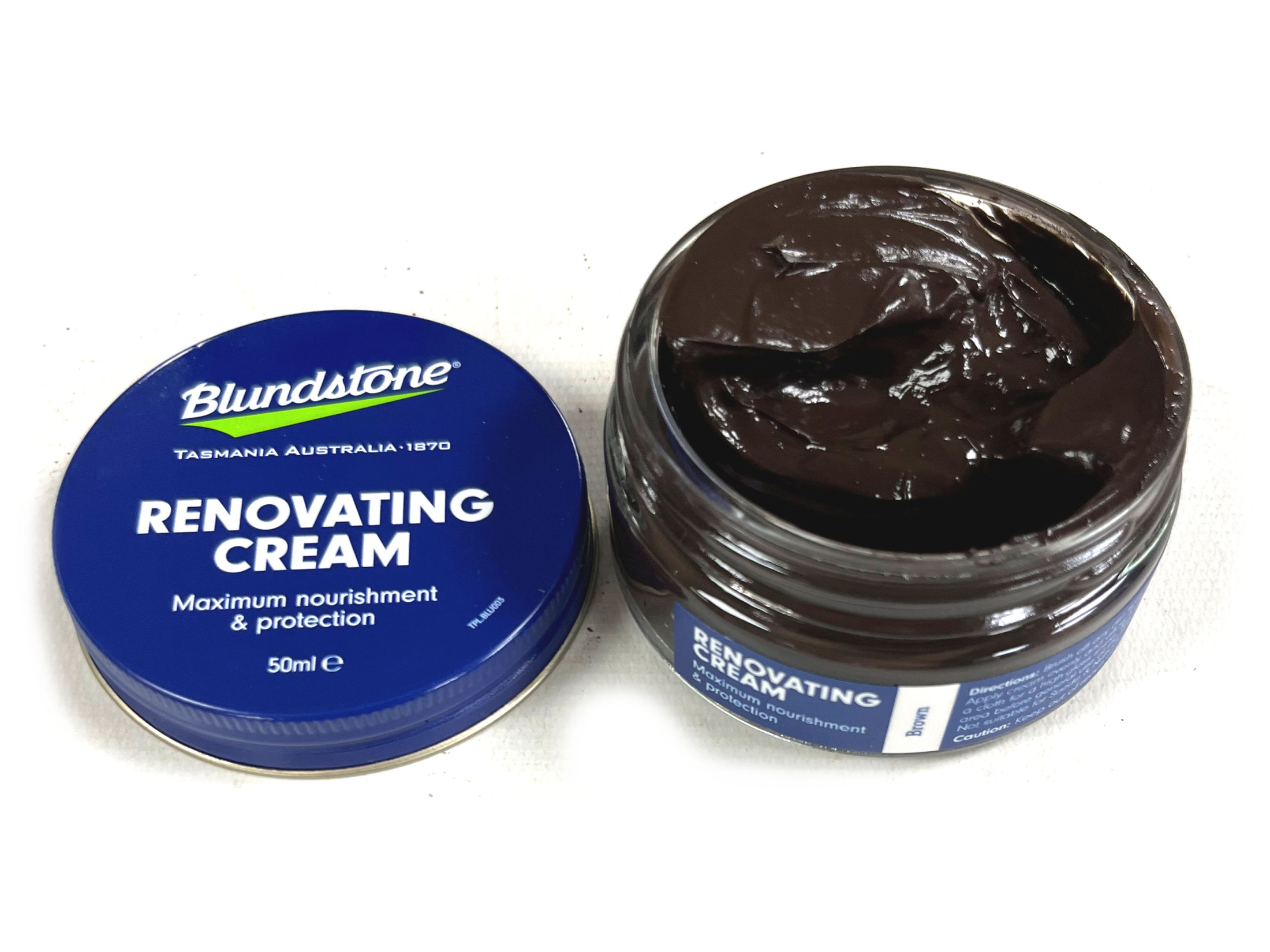 blundstone brown renovating cream