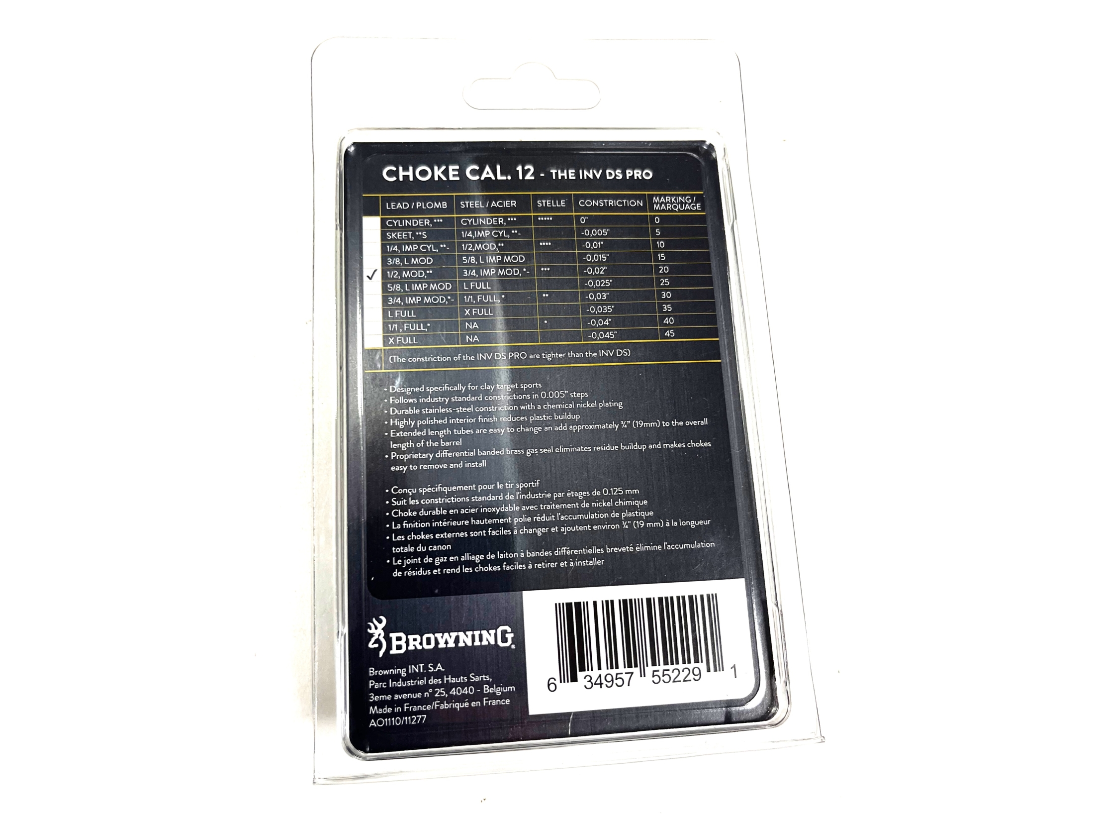browning extended invector ds pro chokes