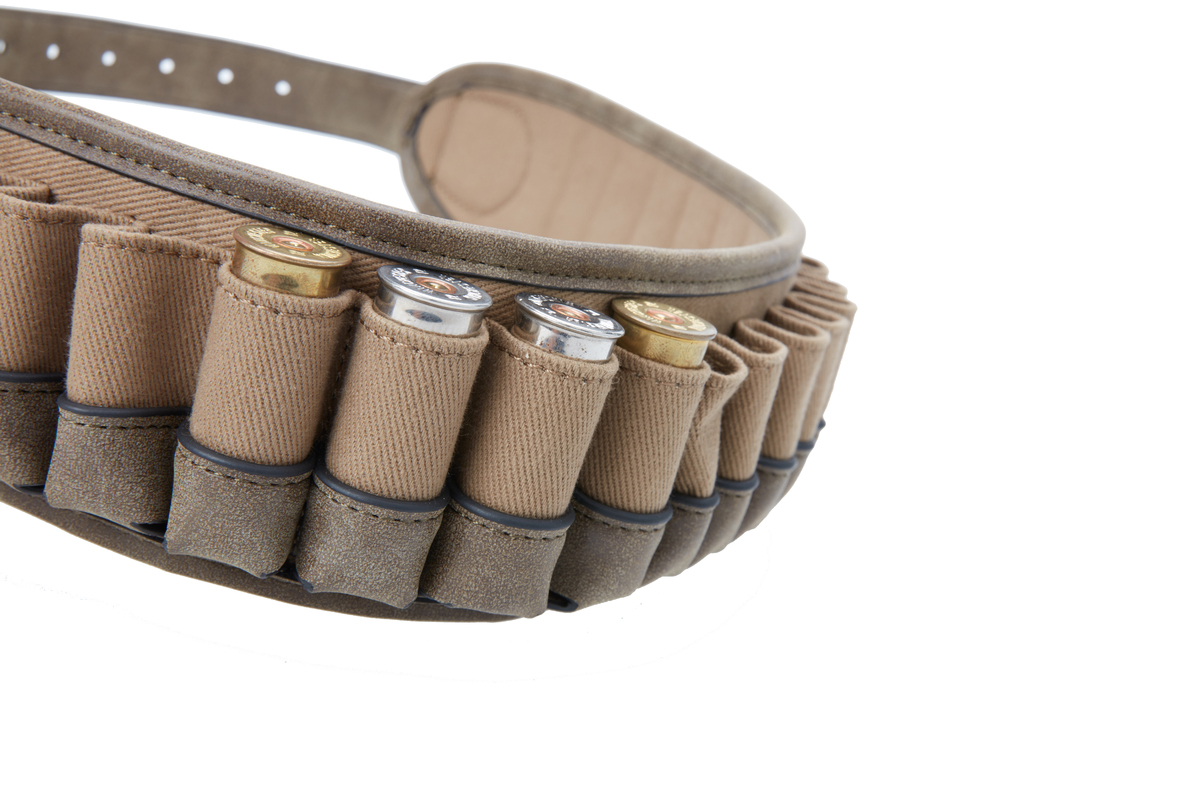Browning canvas and leather type trim cartridge belt