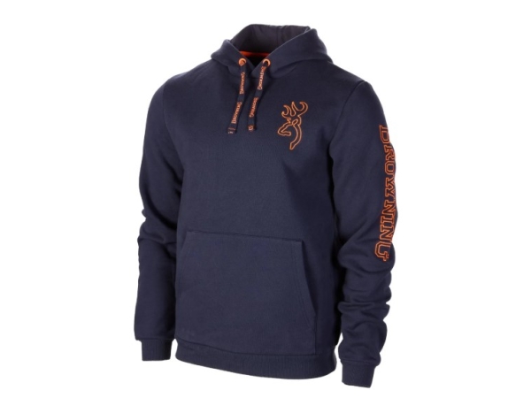 Browning Snapshot Blue Pullover Hoodie Main Image browing blue snapshot hoodie