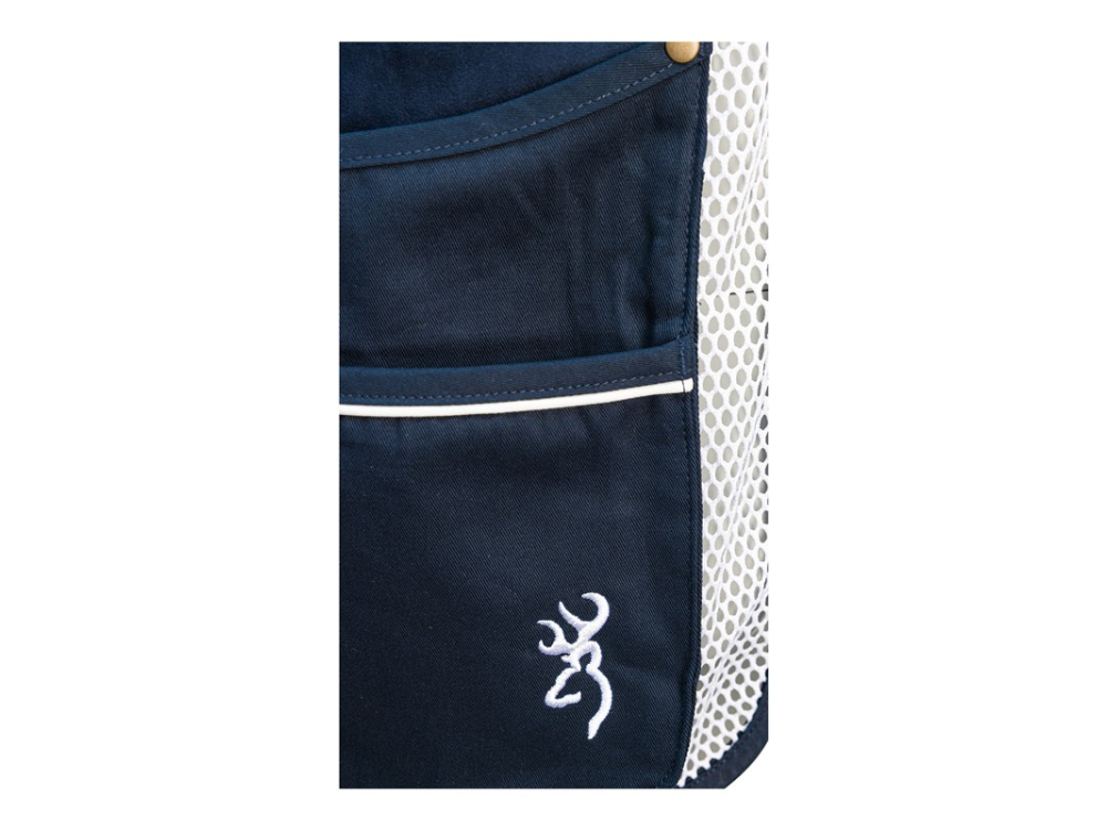 browning navy sport shooter navy skeet shooting vest