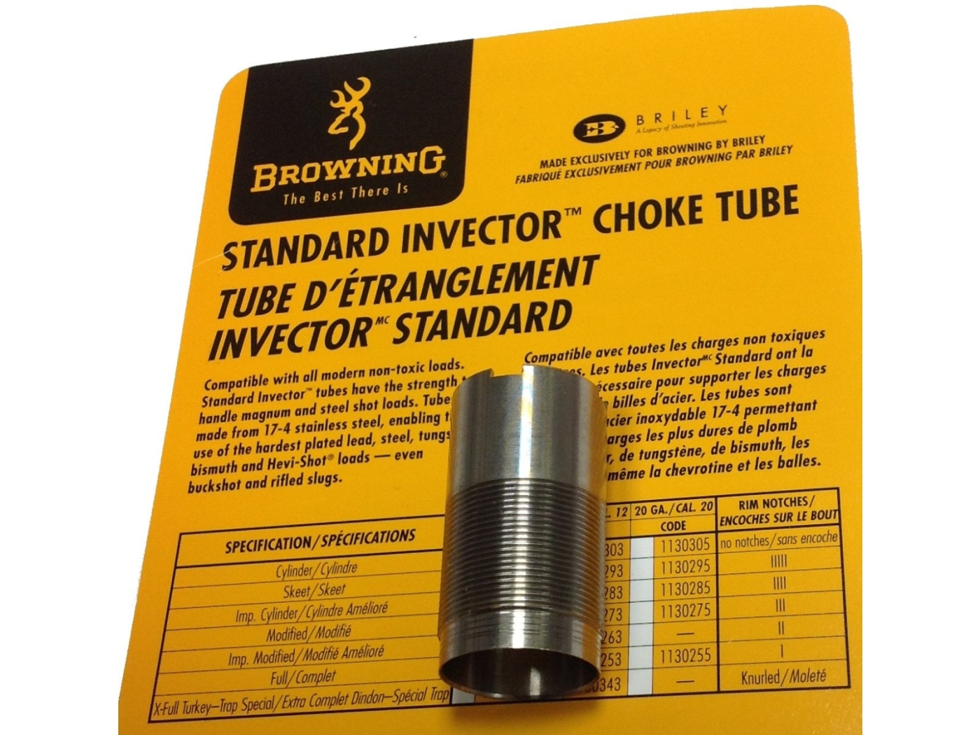 Browning Standard Invector Stainless Choke