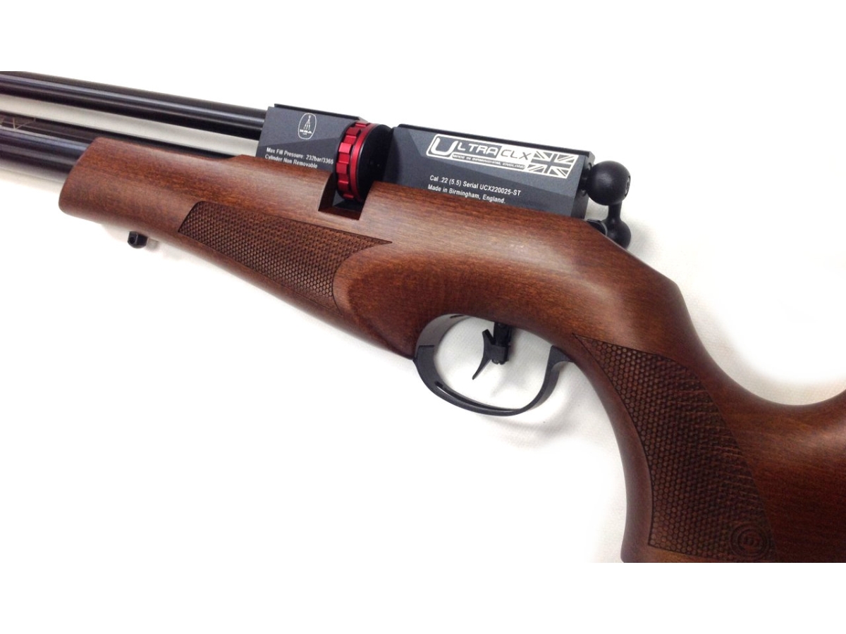 bsa ultra clx pre-charged .22 air rifle