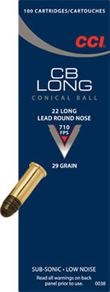 CCI CB Long .22LR 29gr Conical Ball Ammunition
