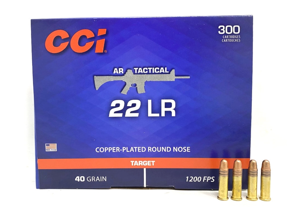 cci ar tactical .22 lr ammunition