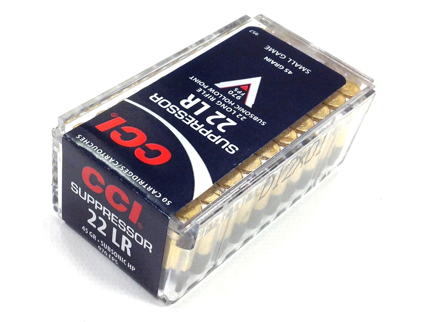 CCI Suppressor .22LR 45gr Ammunition 957