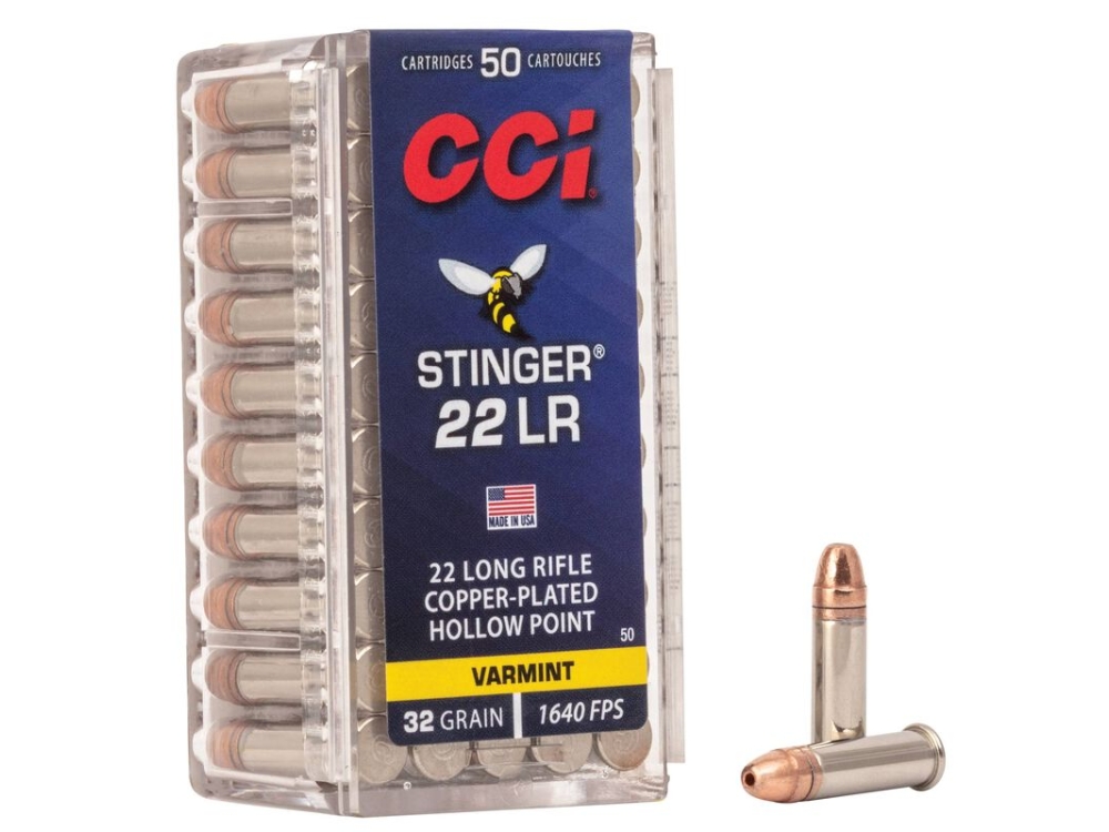 CCI Stinger 32gr HP .22 LR Ammunition