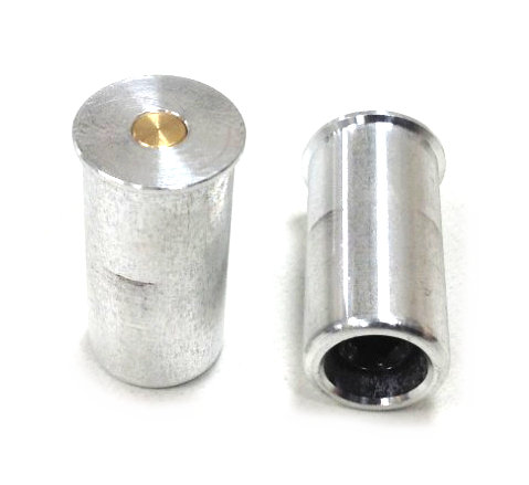 20 bore aluminium snap caps pair