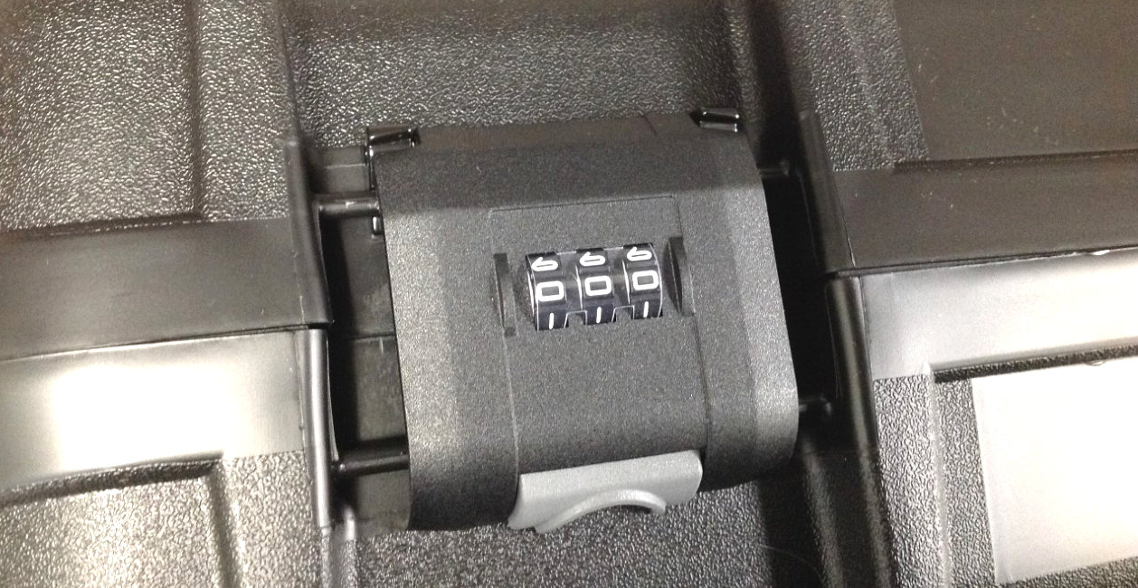 combination lock for hard rifle case
