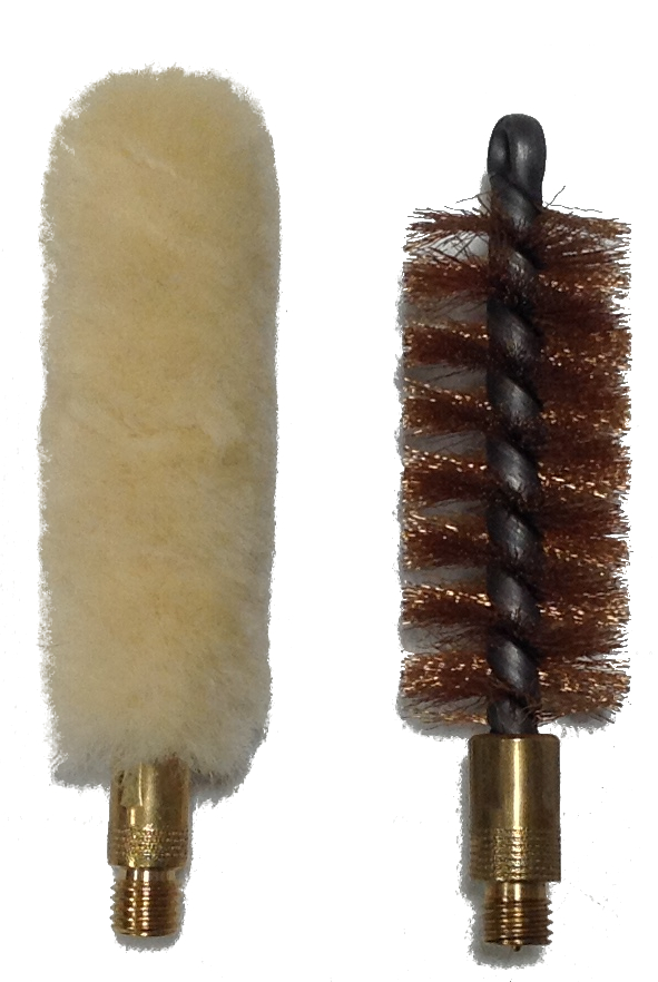 12 Gauge Wool Mop & Bronze Brush Cleaning Set