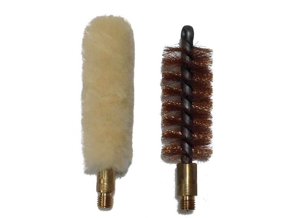 12 Gauge Wool Mop & Bronze Brush Cleaning Set