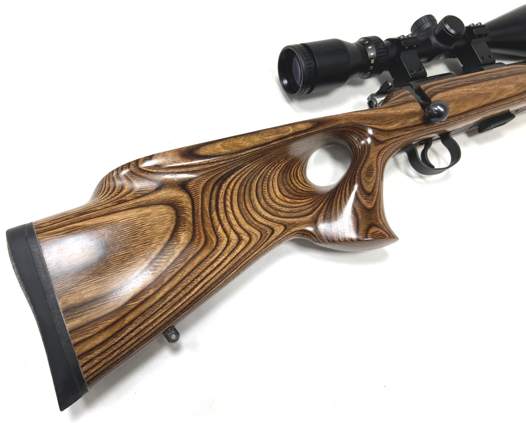 cz 455 thumbhole .22 lr rifle with scope used