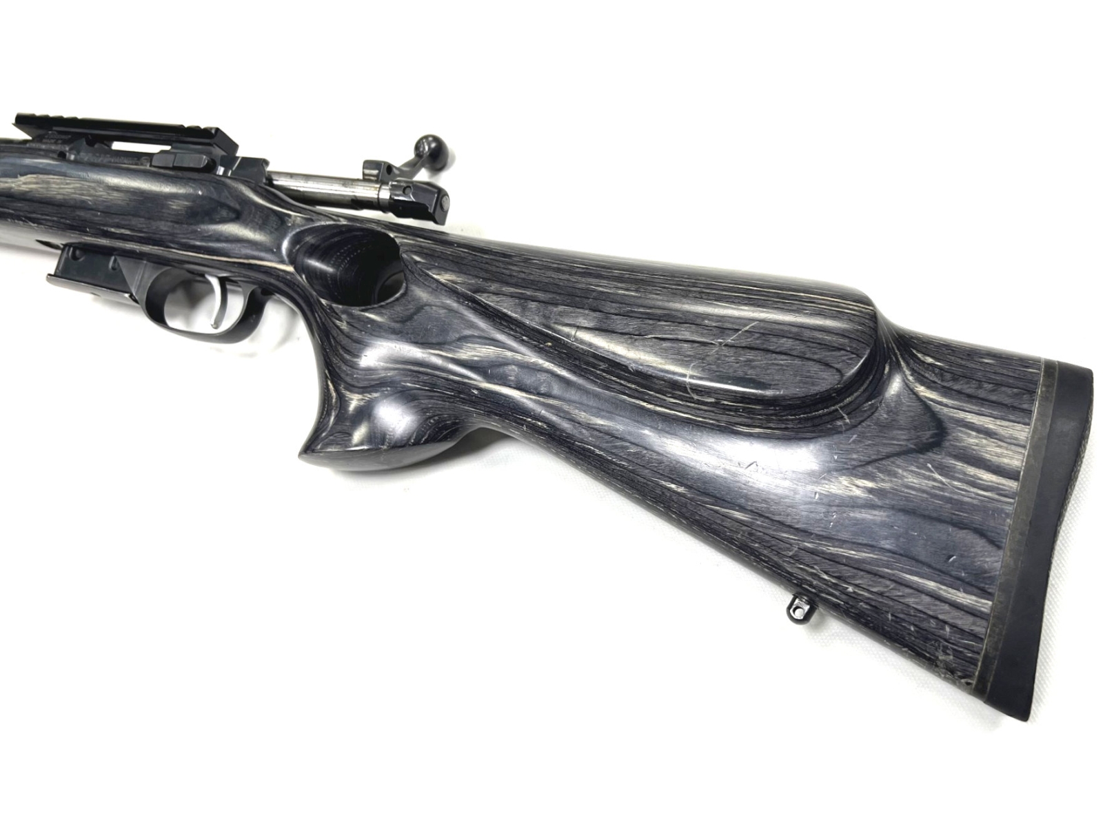cz 527 laminate .17 hornet rifle with wildcat moderator