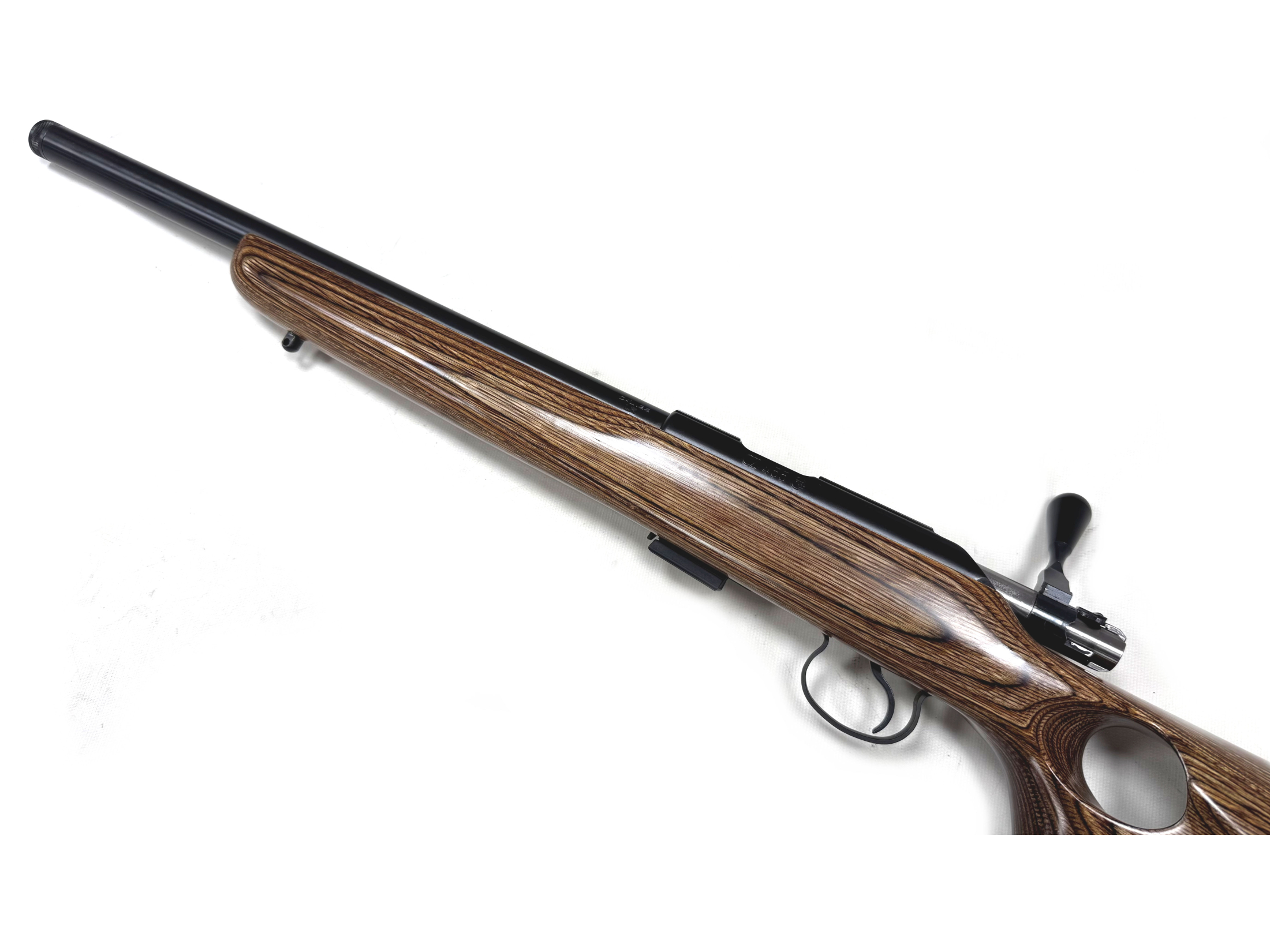 used cz 455 laminate thumbhole bolt action