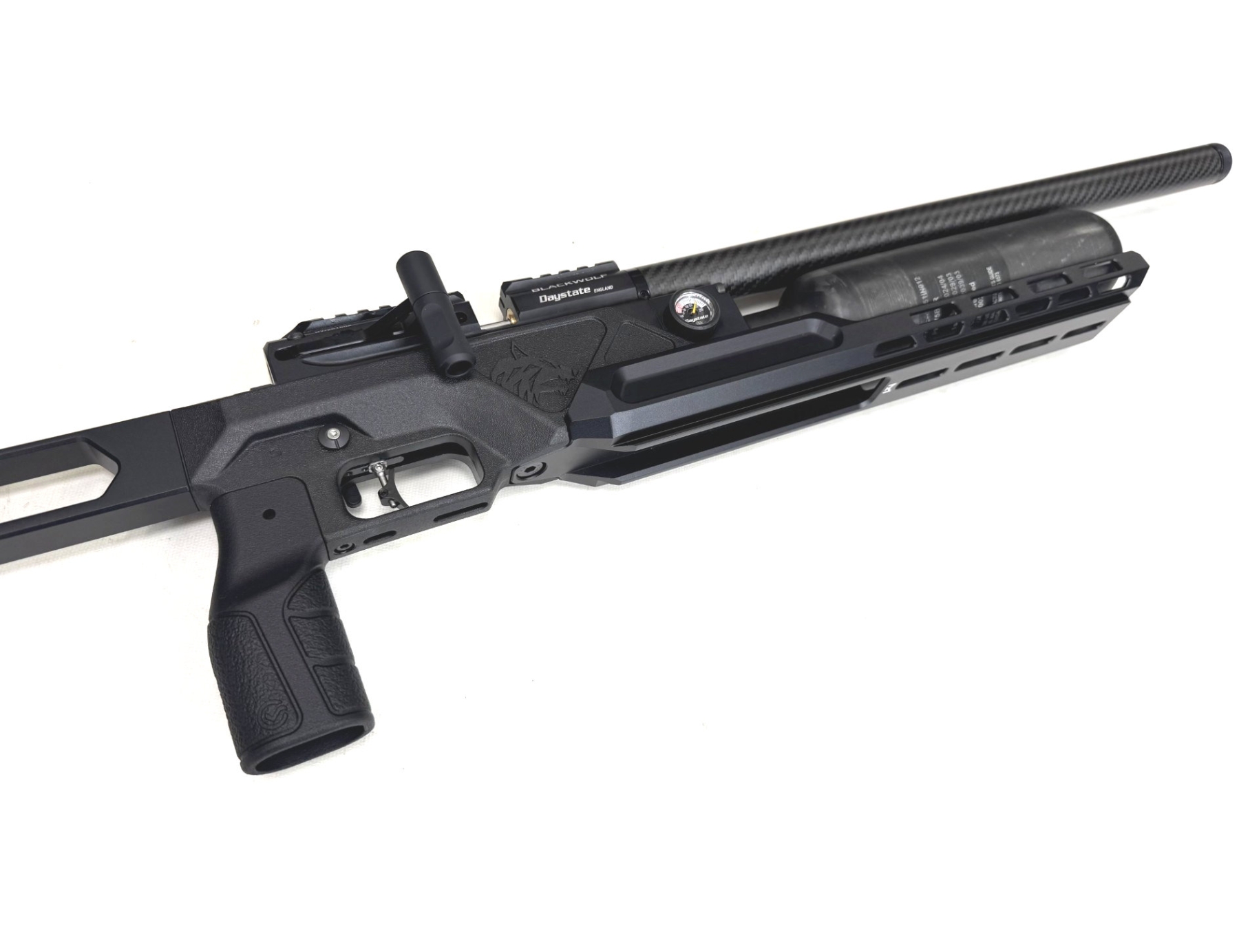 Used Daystate Black Wolf Tactical .177 Air Rifle Image 2 daystate black wolf tactical .177 used