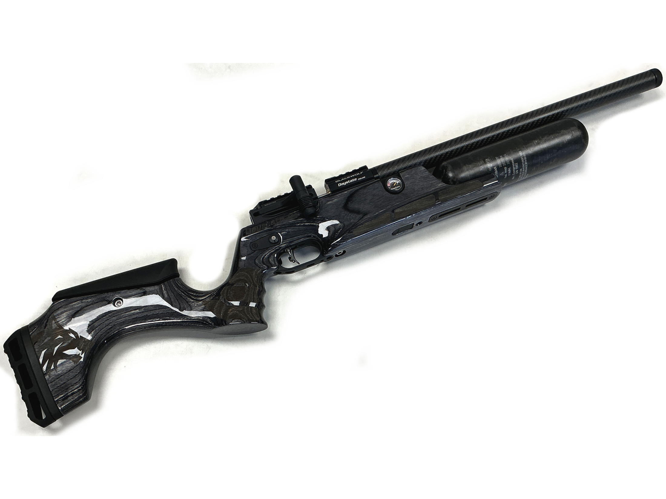 Used Daystate Blackwolf Laminate Hi-Lite .177 Air Rifle Main Image used daystate blackwolf laminate hi lite pre charged air rifle