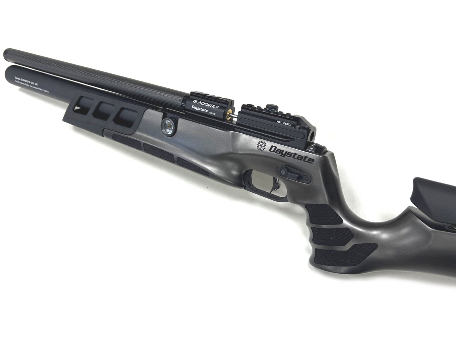 daystate black wolf carbon grey .22 cylinder