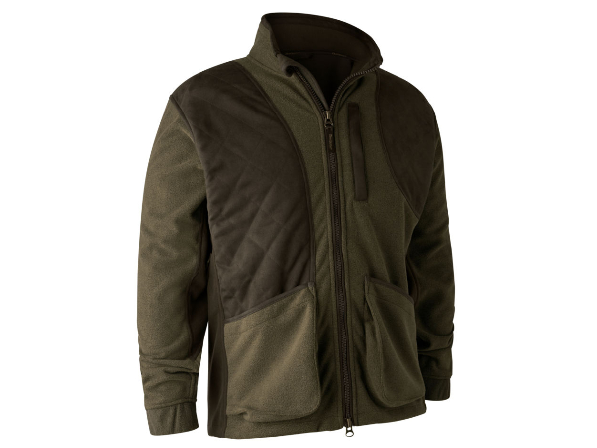 Deerhunter Gamekeeper Shooting Jacket Graphite Green Main Image deerhunter gamekeeper shooting jacket fleece