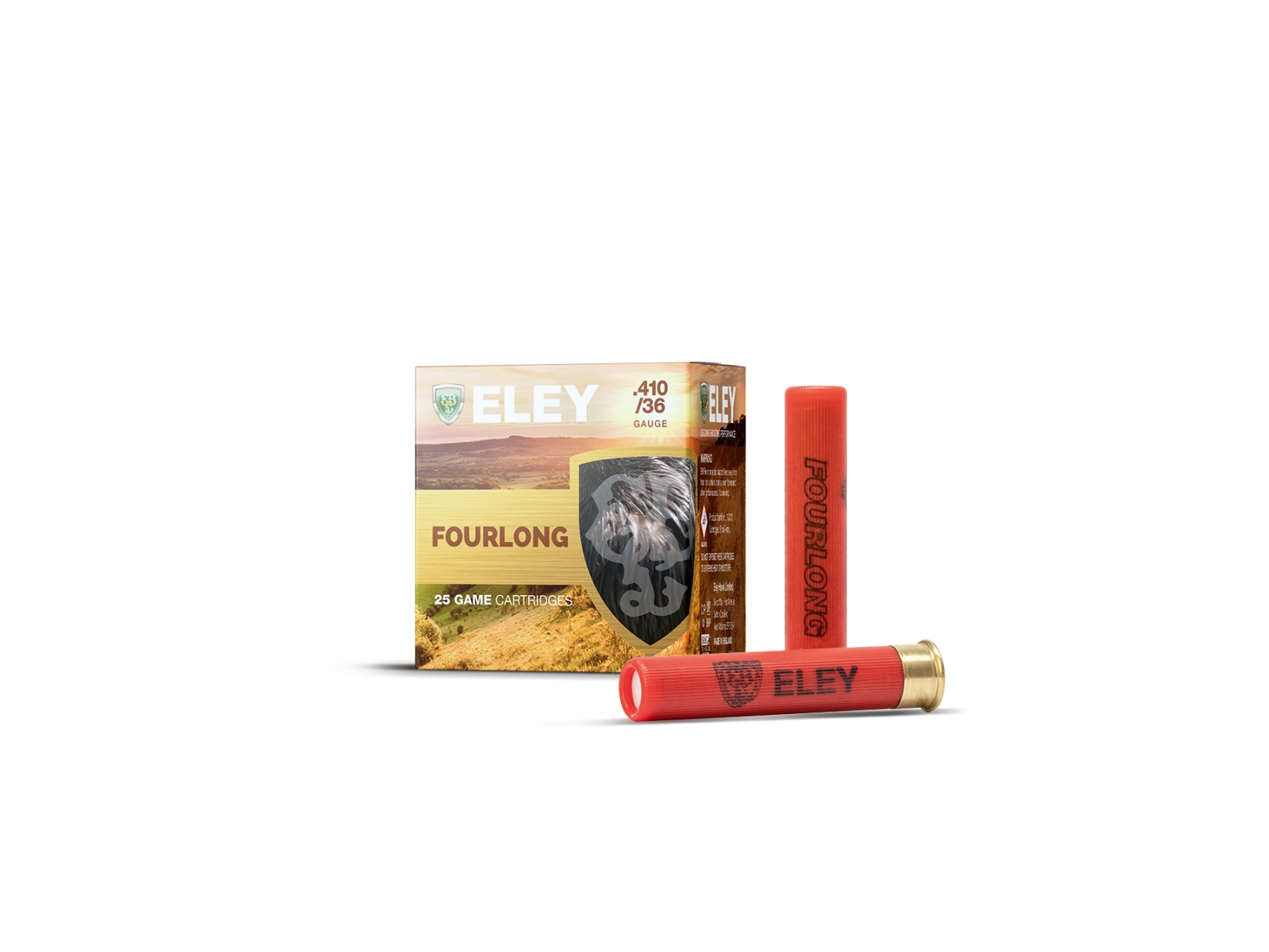 Eley Fourlong .410 Gauge 12.5gm 2.5" Shotgun Cartridges