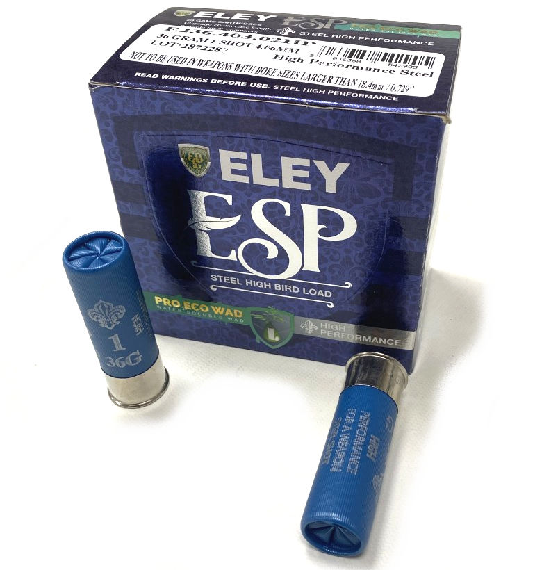 eley esp steel 36g pro eco wad 3 inch cartridges