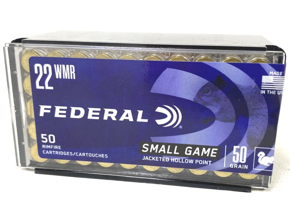 Federal .22 WMR 50gr JHP Jacketed Hollow Point Ammunition 757